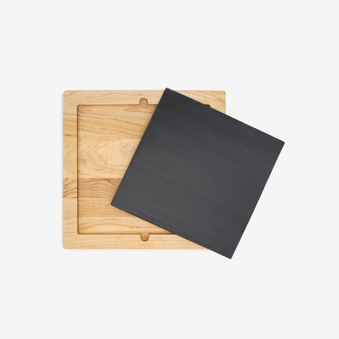 Maple Serving Tray w/Slate Insert