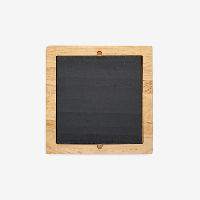 Maple Serving Tray w/Slate Insert