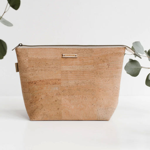 ADVENTURER cosmetics bag | NATURAL Made in USA