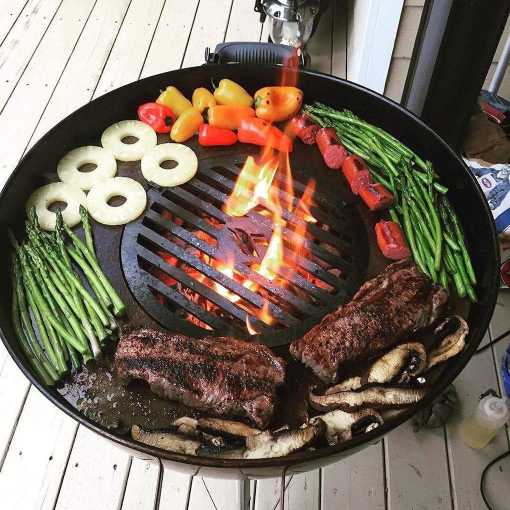 Weber Style Grill Grate and Griddle Plancha