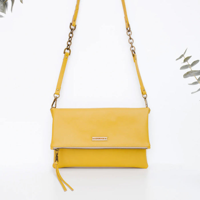 DREAMER foldover bag | MUSTARD Made in USA