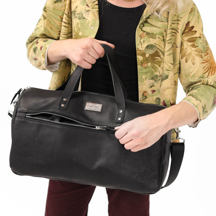 Luxury Leather Duffel Bag