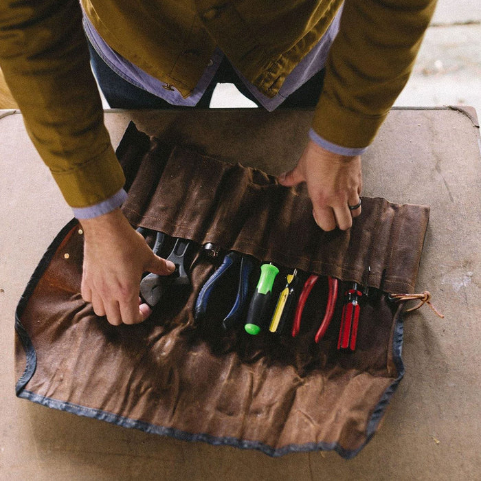 The Orville Waxed Canvas Tool Roll