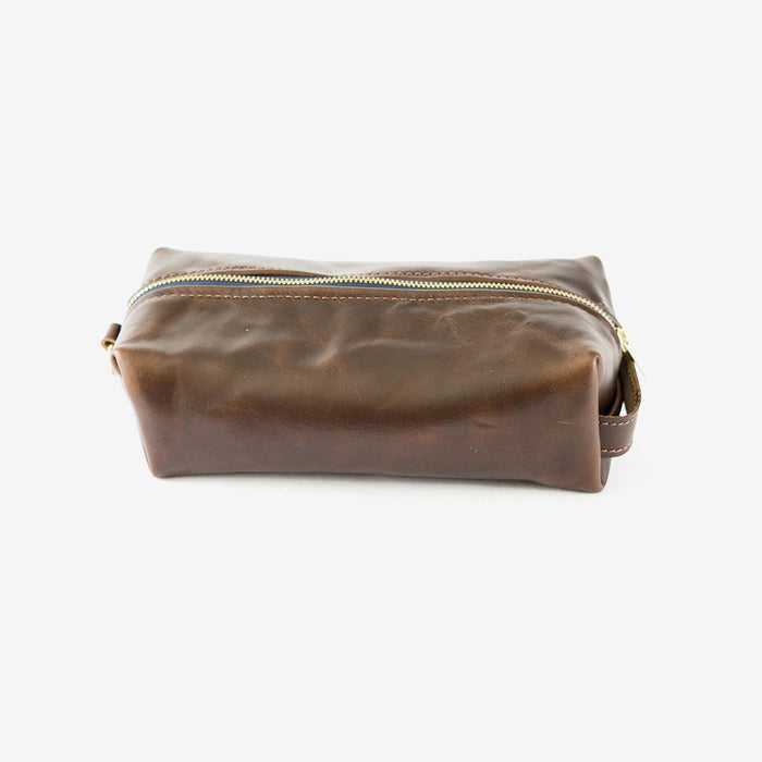 Horween Leather Dopp Kit in Seahawk (Brown)